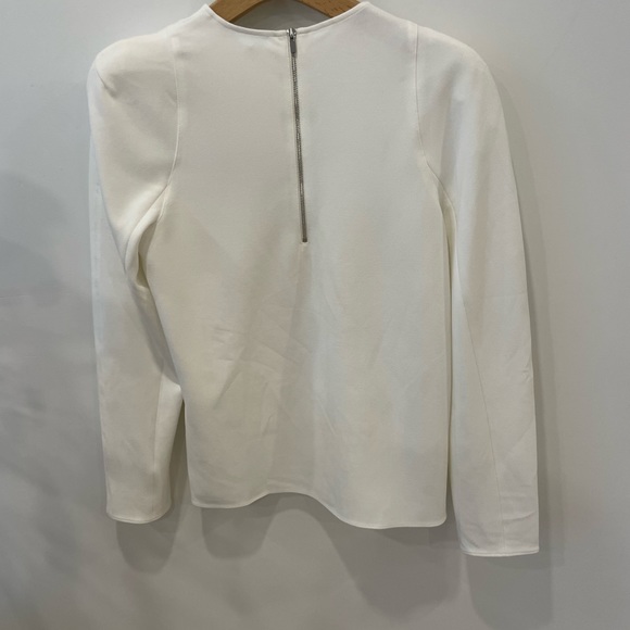 Tibi Structured Crepe Sculpted Shoulder Top - Picture 5 of 7